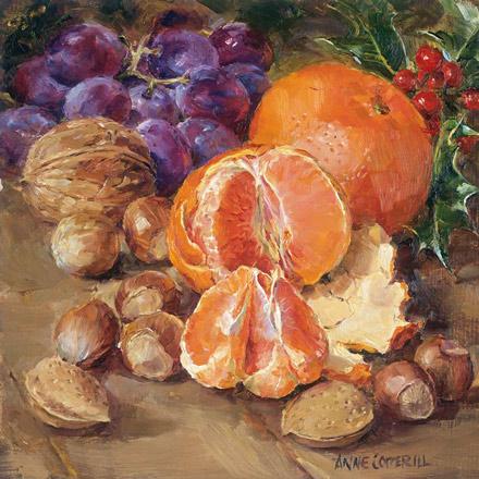 Winter Feast - greetings card by Anne Cotterill