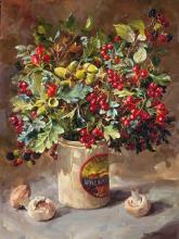 Hips and Haws - Blank Greetings card by Anne Cotterill